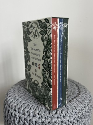 The Ten Minute Gardener Collection 3-book Set Vegetable Fruit Flowers Val Bourne