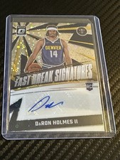 2024-25 Donruss Optic Daron Holmes Fast Break Signatures