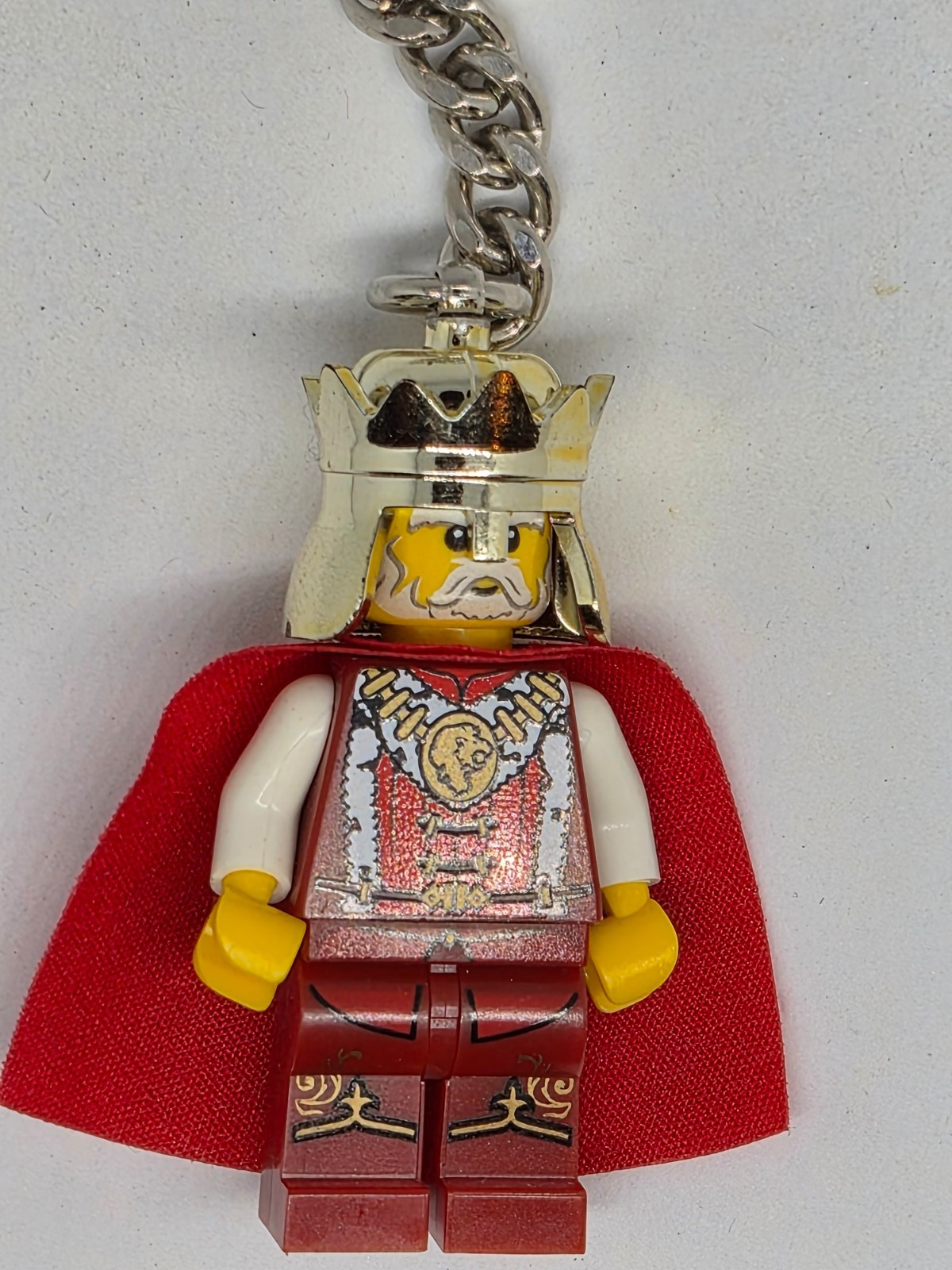 LEGO CASTLES KING MINIFIGURE RARE KEYRING KEYCHAIN 852958