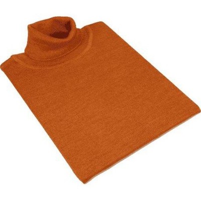 Men PRINCELY Turtle neck Sweater From Turkey Soft Merinos Wool 1011-80 Rust