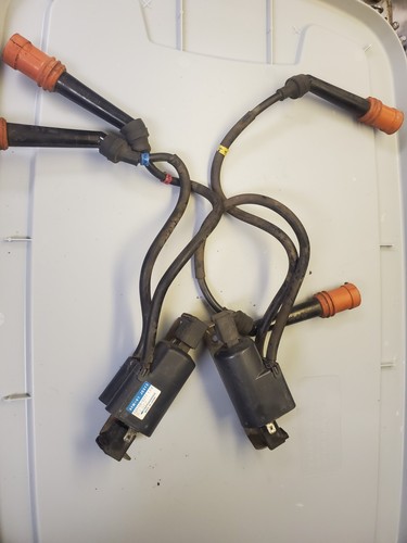 97 Yamaha YZF750R YZF 750 ignition coils wires brackets - Picture 2 of 2