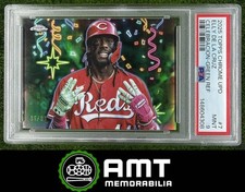 Elly De La Cruz PSA 9 2025 Topps Chrome Update 86/99 Celebracion Green Reds 4308