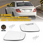 LH RH Side Heated Mirror Glass for 08-11 Mercedes Benz C63 AMG Base w/ Backing