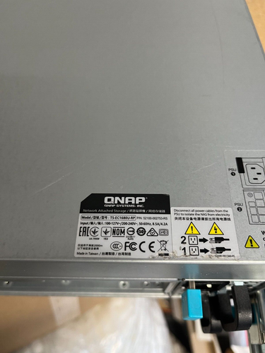TS-EC1680U-RP QNAP 16 bay NAS con rotaie 2 GB di memoria - Foto 3 di 5