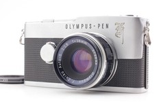 CLA'd Near MINT Olympus Pen F 35mm Half Frame Camera w/ 38mm F/1.8 From JAPAN