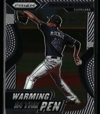 Triston McKenzie 2020 Panini Prizm #WIP-9 Warming in the Pen Cleveland Indians