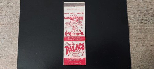 THE PALACE HILLBILLY & WESTERN TUNES 642 WASHINGTON ST. BOSTON MASSACHUSETTS