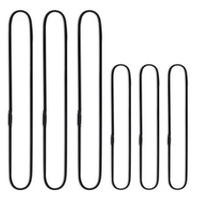 6 PCS Black Universal Elastic Bands Replacement Rubber Rings for Mic Mounts