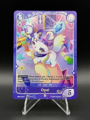 My Little Pony TCG Fantasy Wonderland Opal Super Rare BP01-SR12