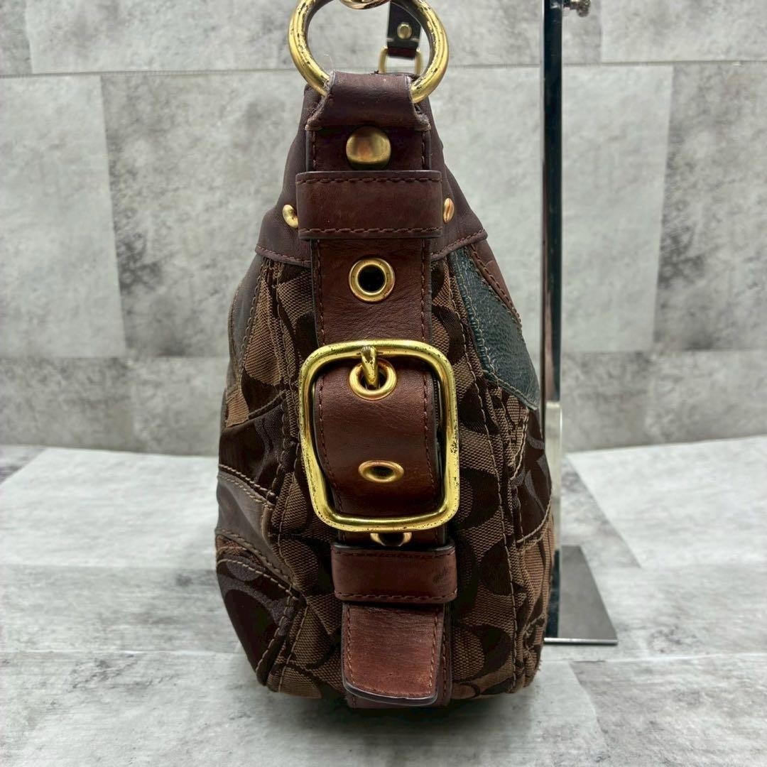 COACH 13515 Archive Patchwork One Shoulder Bag Ha… - image 6