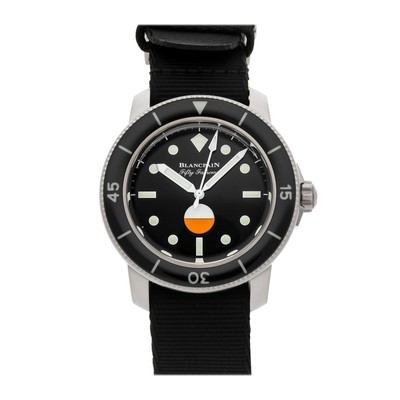 Blancpain Fifty Fathoms Mil-Spec Hodinkee Edition Stahl 40 Uhr 5008-11B30-NABA