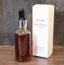 Tan-Luxe The Face Rejuvenating Self Tan Drops ~ LIGHT-MEDIUM ~ 1.69 oz 50ml NIB