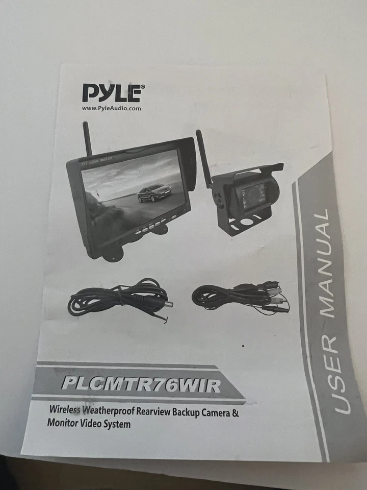 "Cámara de respaldo trasera inalámbrica PLCMTR76WIR y sistema de video monitor visión nocturna 7""" Foto 3 de 4