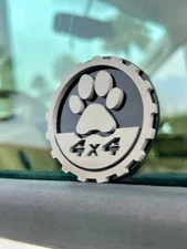 2PCS 18-24 WRANGLER JL GLADIATOR PAW FENDER EMBLEM BADGE