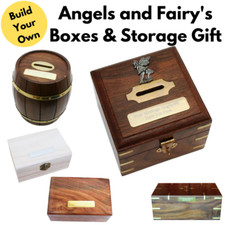 Angels and Fairy's Wooden Boxes, Post Box & Containers