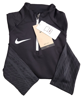 nike dry strike drill top black