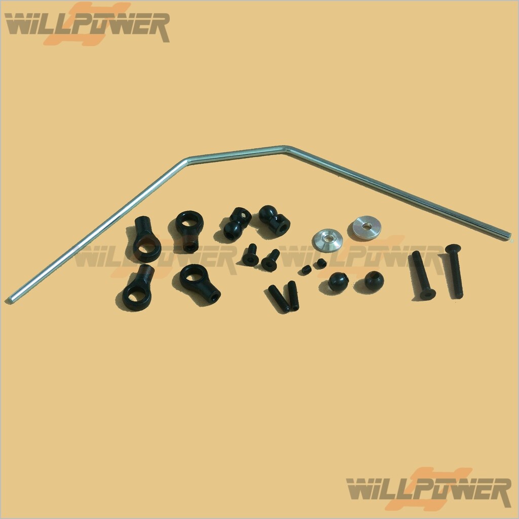 Hyper 7 Parts 2.8mm Rear Stabilizer Set #87044 (RC-WillPower
