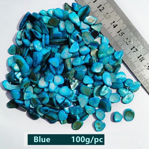 100g Colorful Stained Seashells Mosaic Tiles Bulk Assorted Shapes DIY Craft - Picture 9 of 22