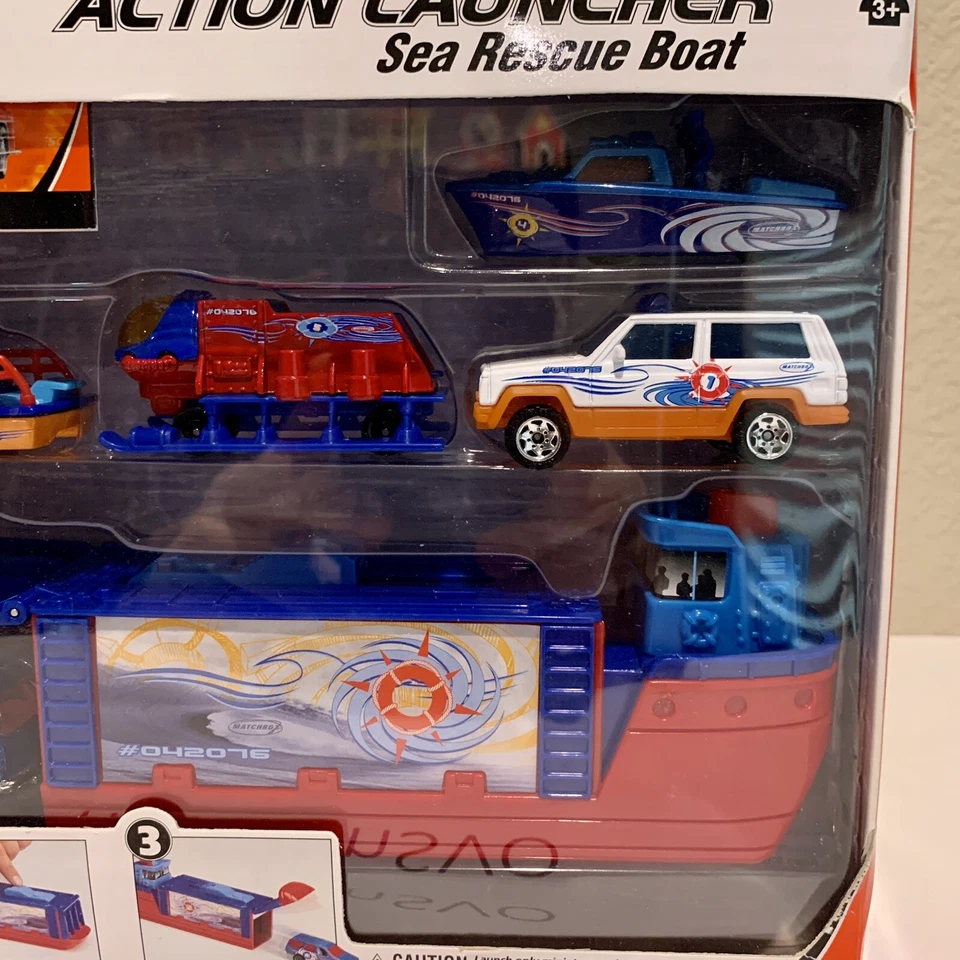 2000 Matchbox Superfast Five Pack Action Launcher Sea Rescue Boat Tahoe Ocean - Image 4 of 4