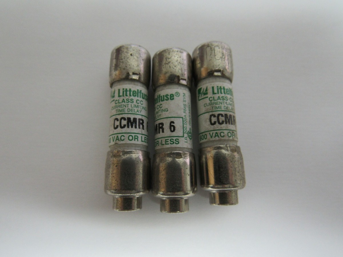 Genuine Littelfuse KLKR-6A 6 Amp 600V Fast-Acting Fuse – Current Limiting (Original Packaging)