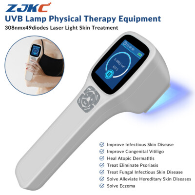 308nm Excimer System Blue Uv Light therapy device for Skin Deseases Grey 49Diode