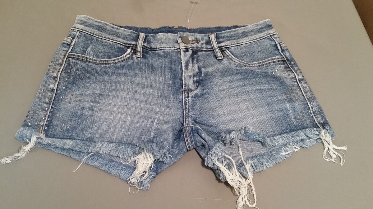 Pantaloncini In Denim BLANK NYC Con Abbellimento Laterale, Blu, Taglia Regolare