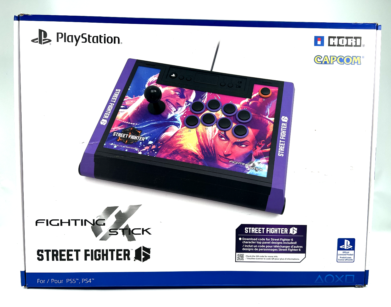 HORI Fighting Stick Alpha for PlayStation 5 - Street Fighter 6 Edition