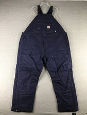 Carhartt Bib 50x30 Flame Resistant Quick Duck Overall Lined 102691-410