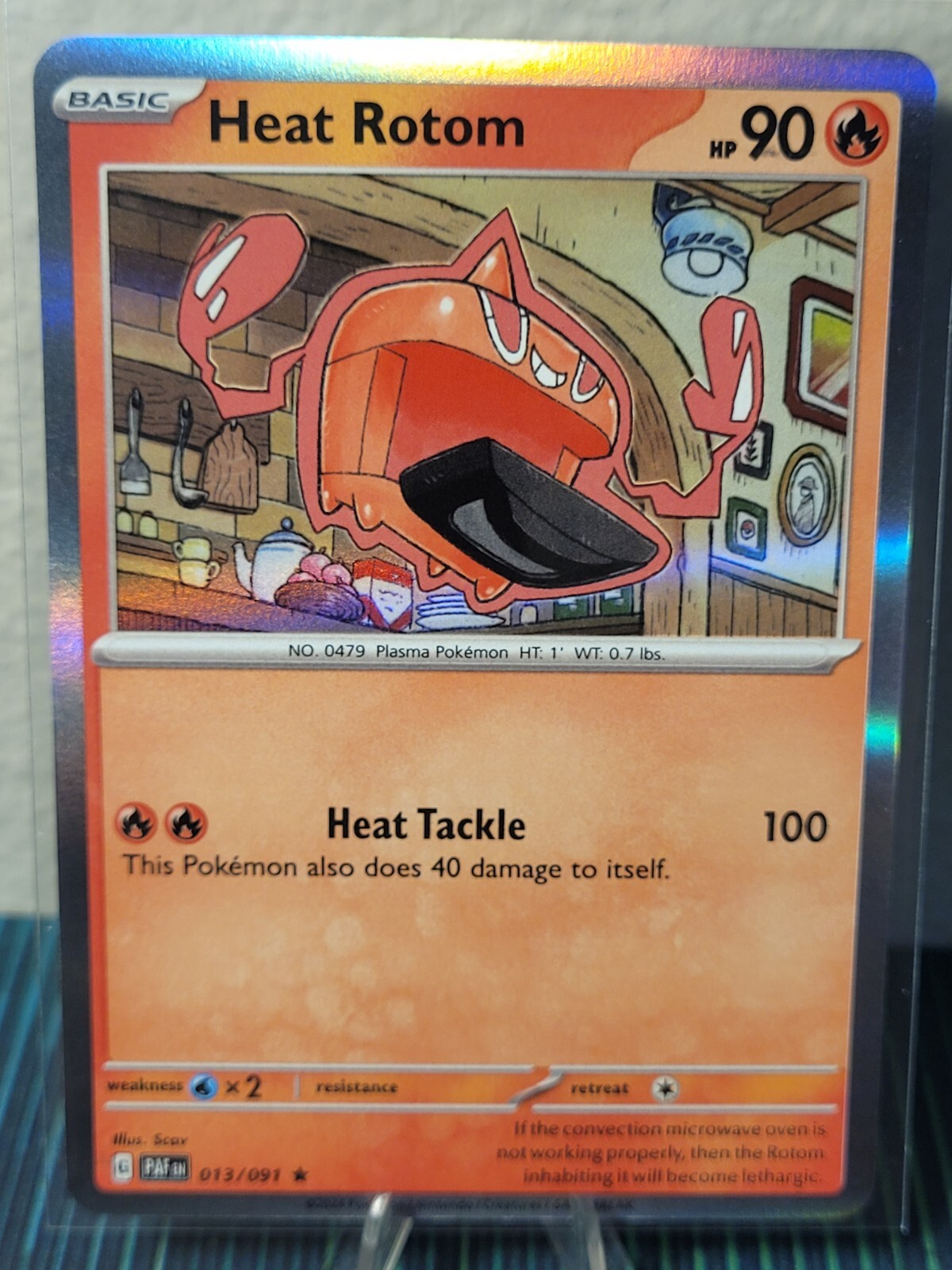 Heat Rotom 013/091 | SV - PAFen: Paldean Fates | Holo | Pokemon NM