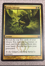 MTG - GRISLY SALVAGE- 1X RETURN TO RAVNICA - COMMON - INSTANT - NM - MTG