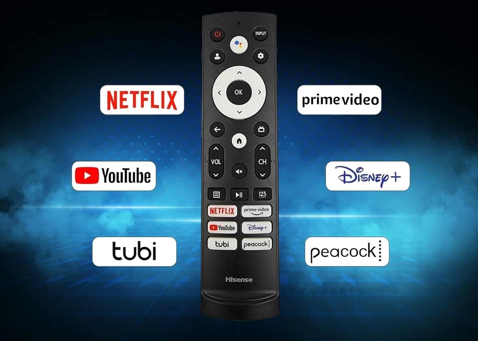 Original ERF3V0H Remote Control for All Hisense Google TVs with Voice Control - Image 4 of 4