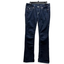 True Religion Becky Jeans Size 29 Dark Wash Low Rise Bootcut USA
