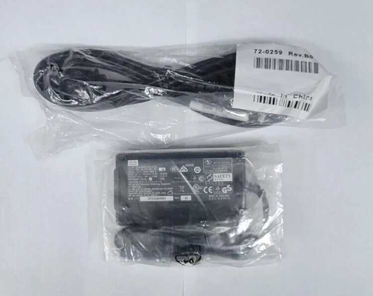 NEW Cisco 34-1977-05 EADP-18FB B 48VDC Power Supply for IP Phones, Access Points - Image 2 of 2