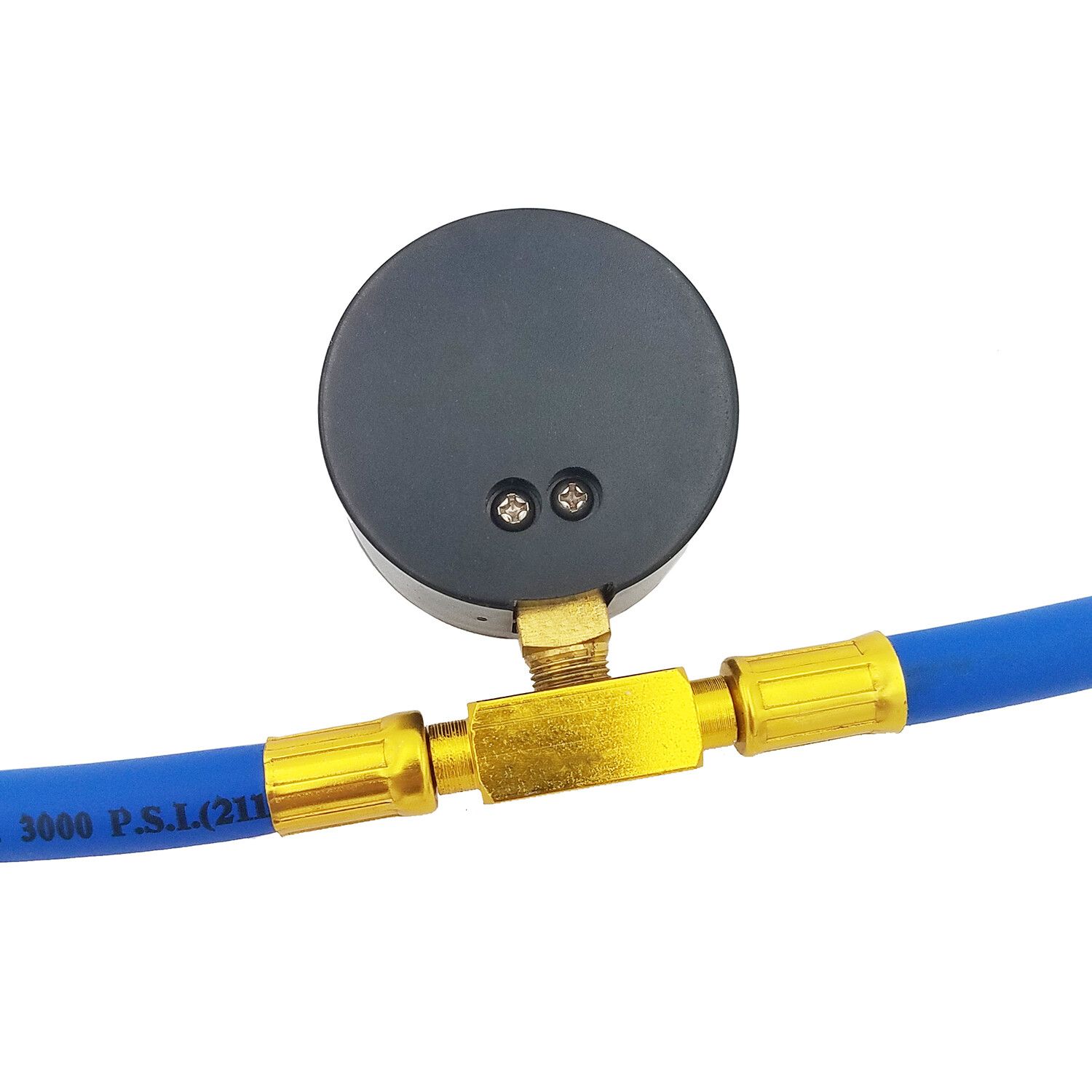 Car Auto AC Air Conditioning Refrigerant Recharge Measuring Hose Gauge US