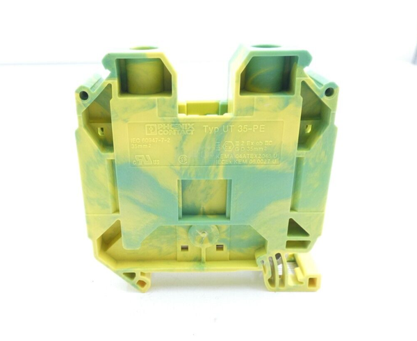5 StüCk Phoenix Contact Typ Ut 35-PE Schutzleiter-Reihenklemme 3044241-image