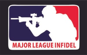 Major League Infidel Mens Embroidered Polo XS-6XL, LT-4XLT Gun Rights NRA New