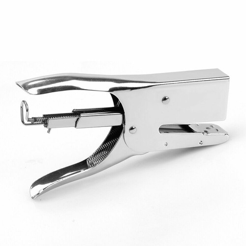 SCHWERE HEFTERZANGE Multi-Material Büro Handwerk Stoff + 400 26/6 Heftklammern - Bild 3 von 6