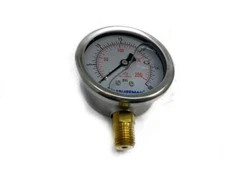 Measureman MA009 Liquid Filled Pressure Gauge NEW FREE FAST SHIP
