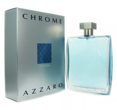 Chrome By Azzaro Men 6.7 6.8 oz 200 ml Eau De Toilette Spray New in Box Sealed