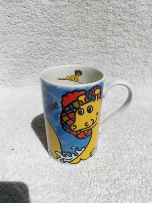 DUNOON BONE CHINA MUG COFFEE/TEA NESSIE LOCK NESS MONSTER MADE IN SCOTTLAND