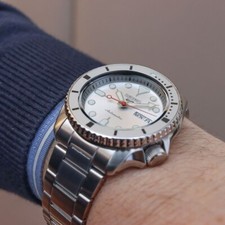 Brand New Seiko 5 Sports SRPK03K1 Full Silver Automatic Watch Limited Edition 3