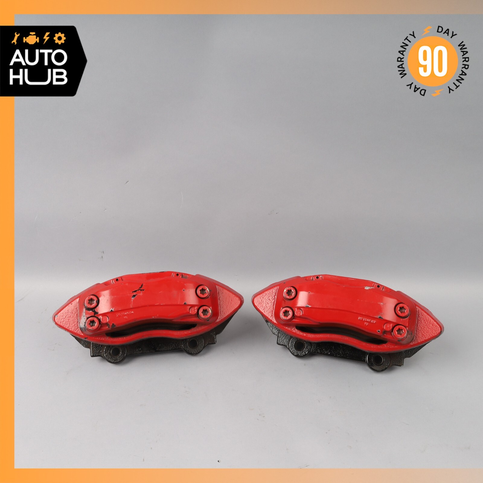 04-17 Maserati Quattroporte Front Left & Right Brake Caliper Calipers Set 79k