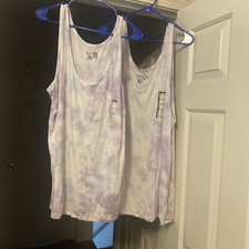 2 Tie Dye Tank Tops Women’s Size 1 Size 3x And The Other Size 4x
