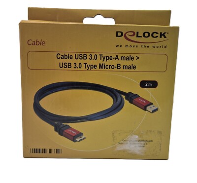 Delock USB 3.0 Kabel   Typ A Stecker   Micro-B Stecker