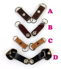 CAMERA STRAP LUG RINGS WITH LEATHER PROTECTORS    1 SET    pick set you want 