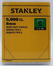 Stanley 1-TRA705-5T  Klammern Typ G 8mm  - (5000 Stück)  Tackerklammern