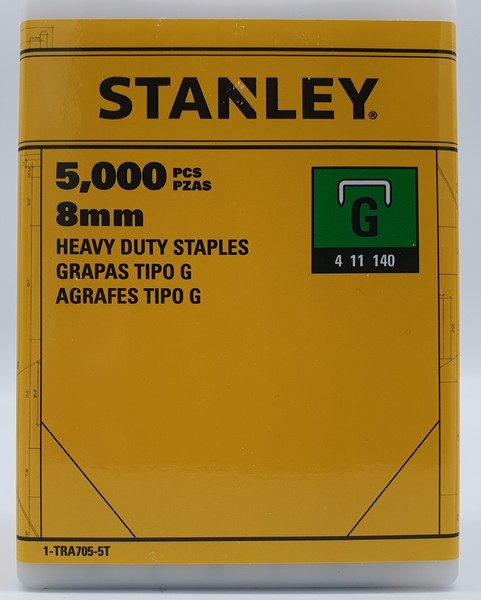 Stanley 1-TRA705-5T Klammern Typ G 8Mm - (5000 StüCk) Tackerklammern-image