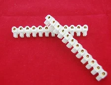 2PCS U Type 10A 12P Terminal Block Material PA 66, 94V-2 M3x6 High quality