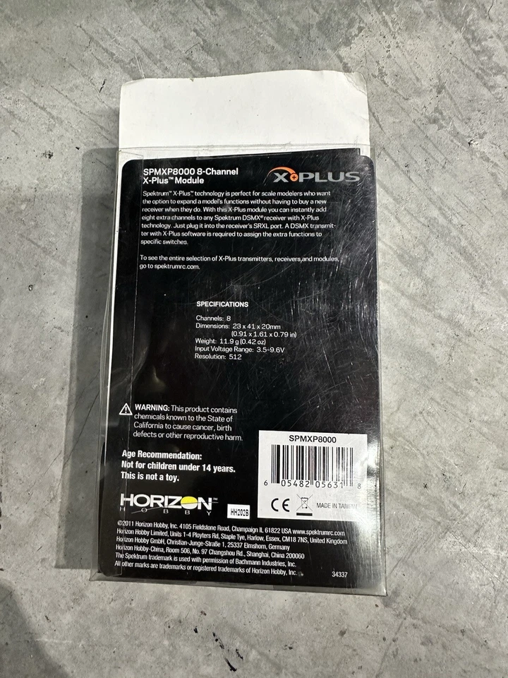 Spektrum SPMXP8000 - 8-Vhannel X-Plus Module - Brand New in Box!! - Image 3 of 3