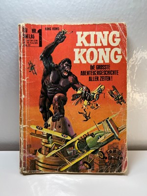 King Kong Vintage Comic Book Album Bildschriftenverlag 1970 Das größte Abenteuer